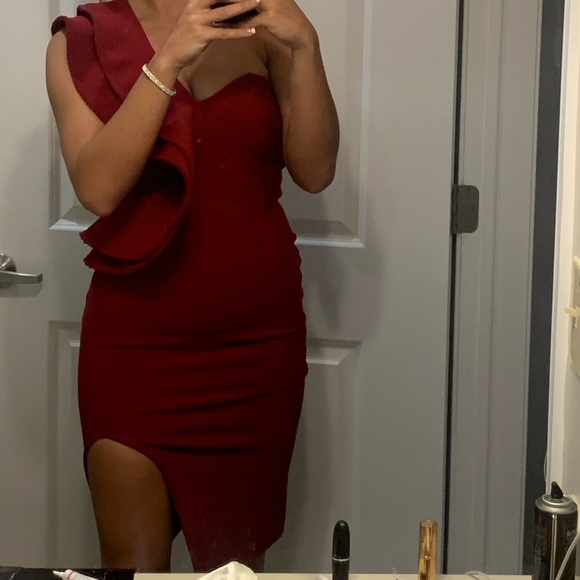 One Shoulder Dress - Picture 2 of 3